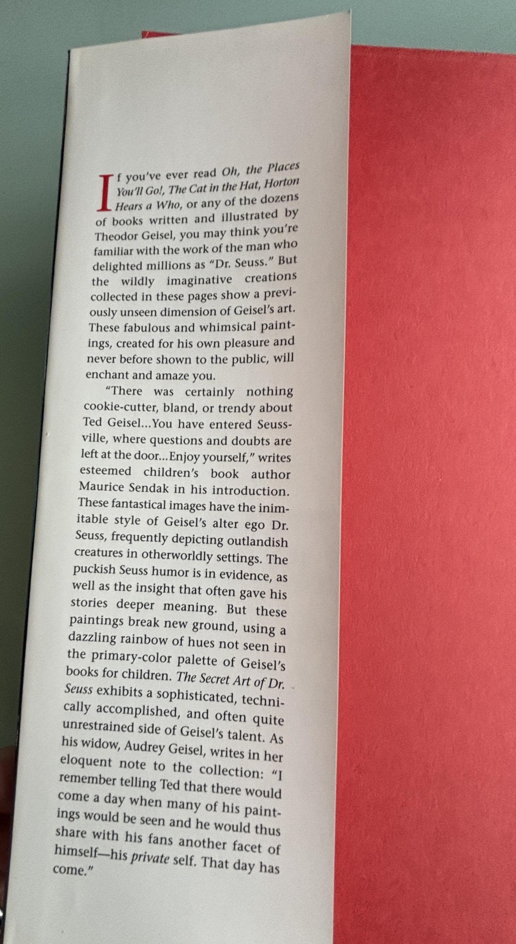 The Secret Art of Dr. Seuss  **  First Editiion  **  1995