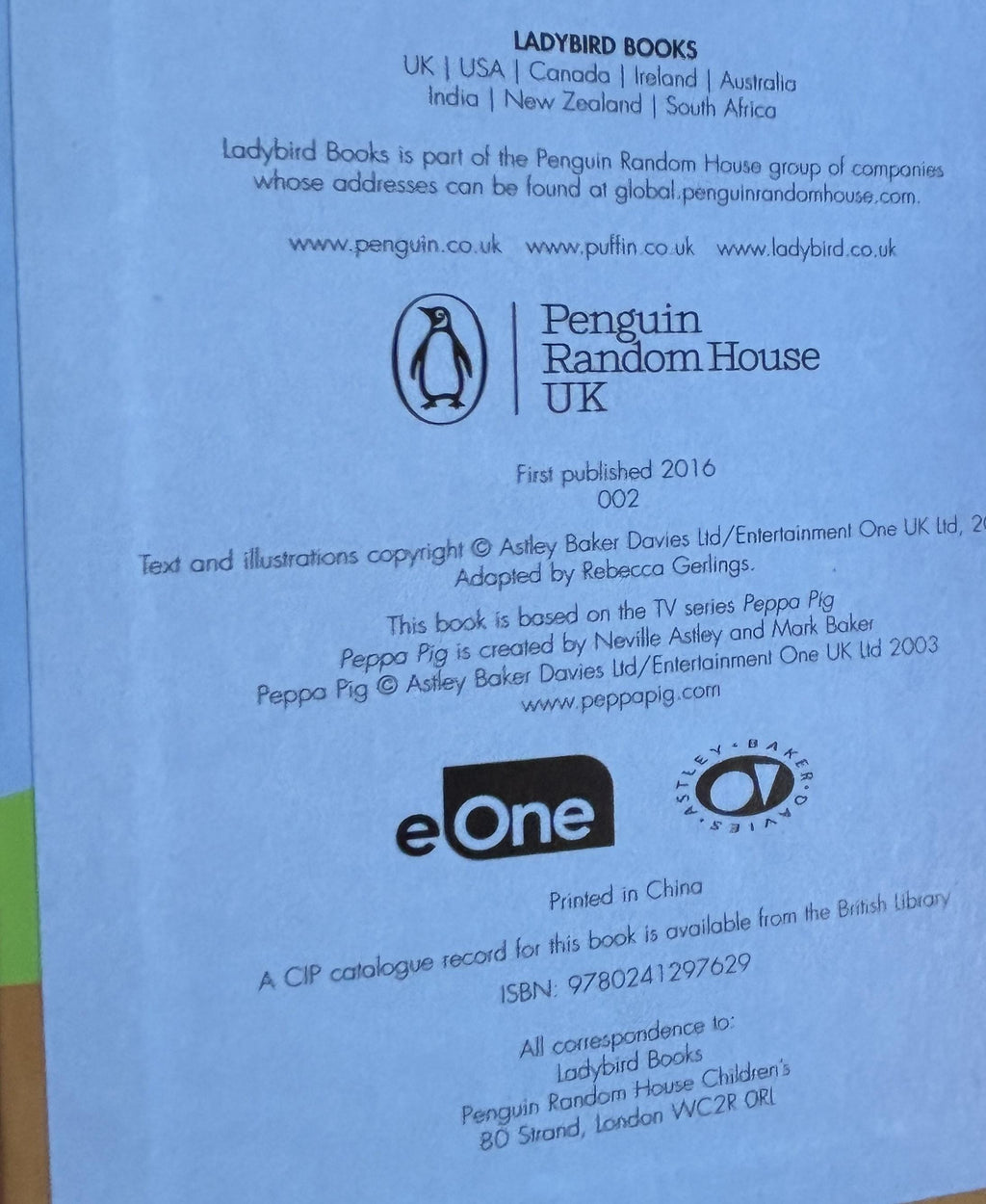 Tiny Creatures Peppa Pig  Neville Astley   **  First Publication  **