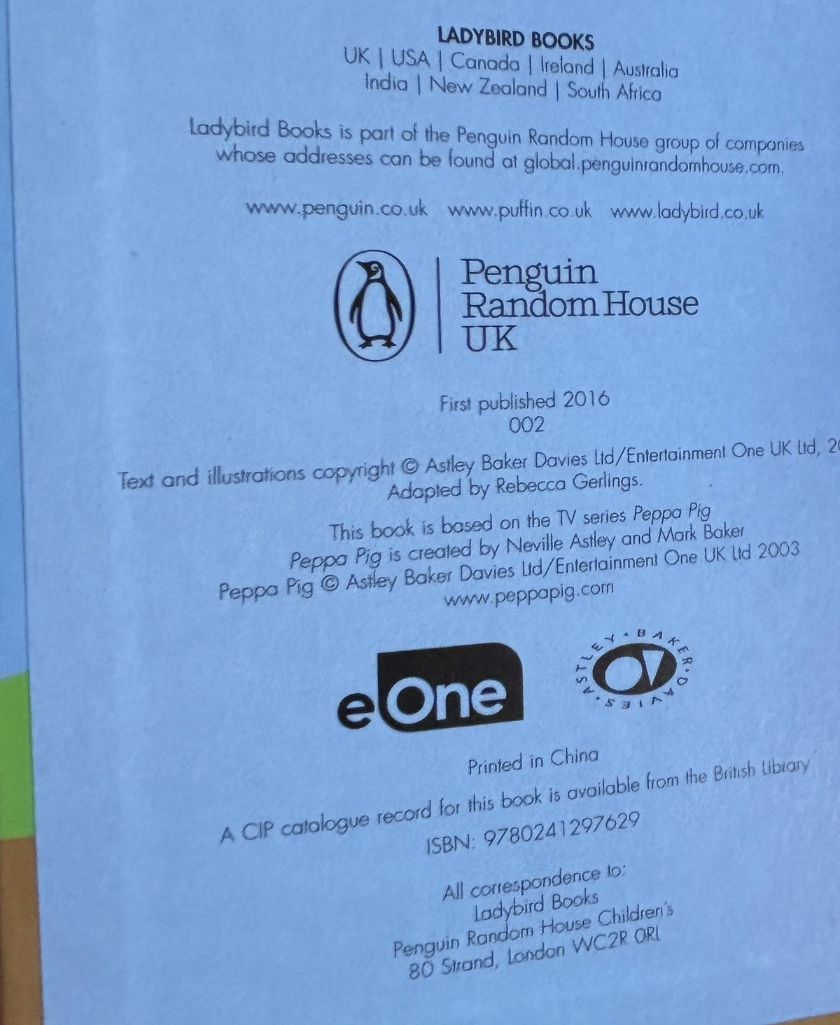 Tiny Creatures Peppa Pig  Neville Astley   **  First Publication  **