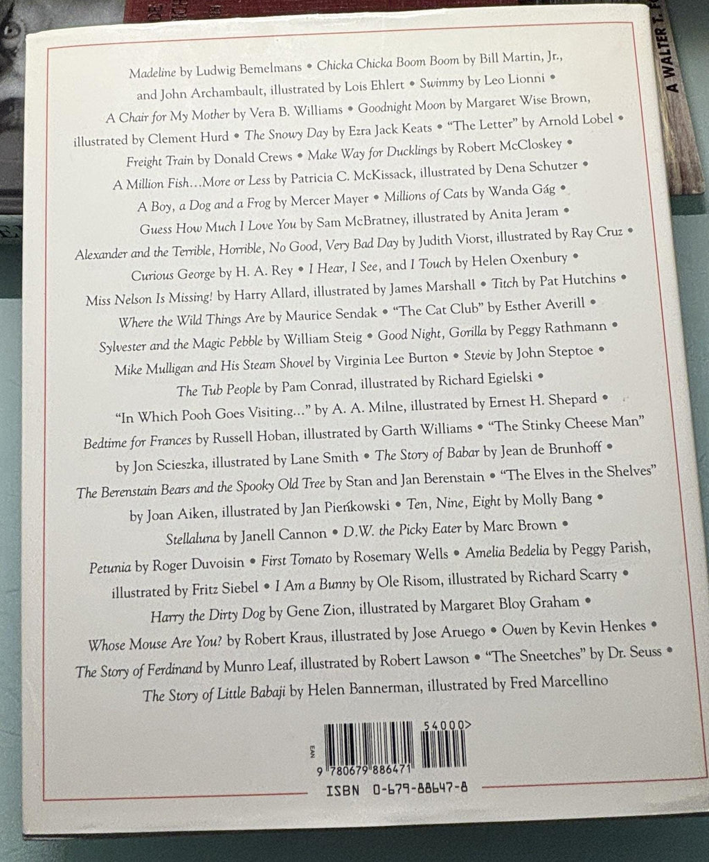 The 20th Century Children's Book Treasury:  Janet Schulman  **  First Editon  **