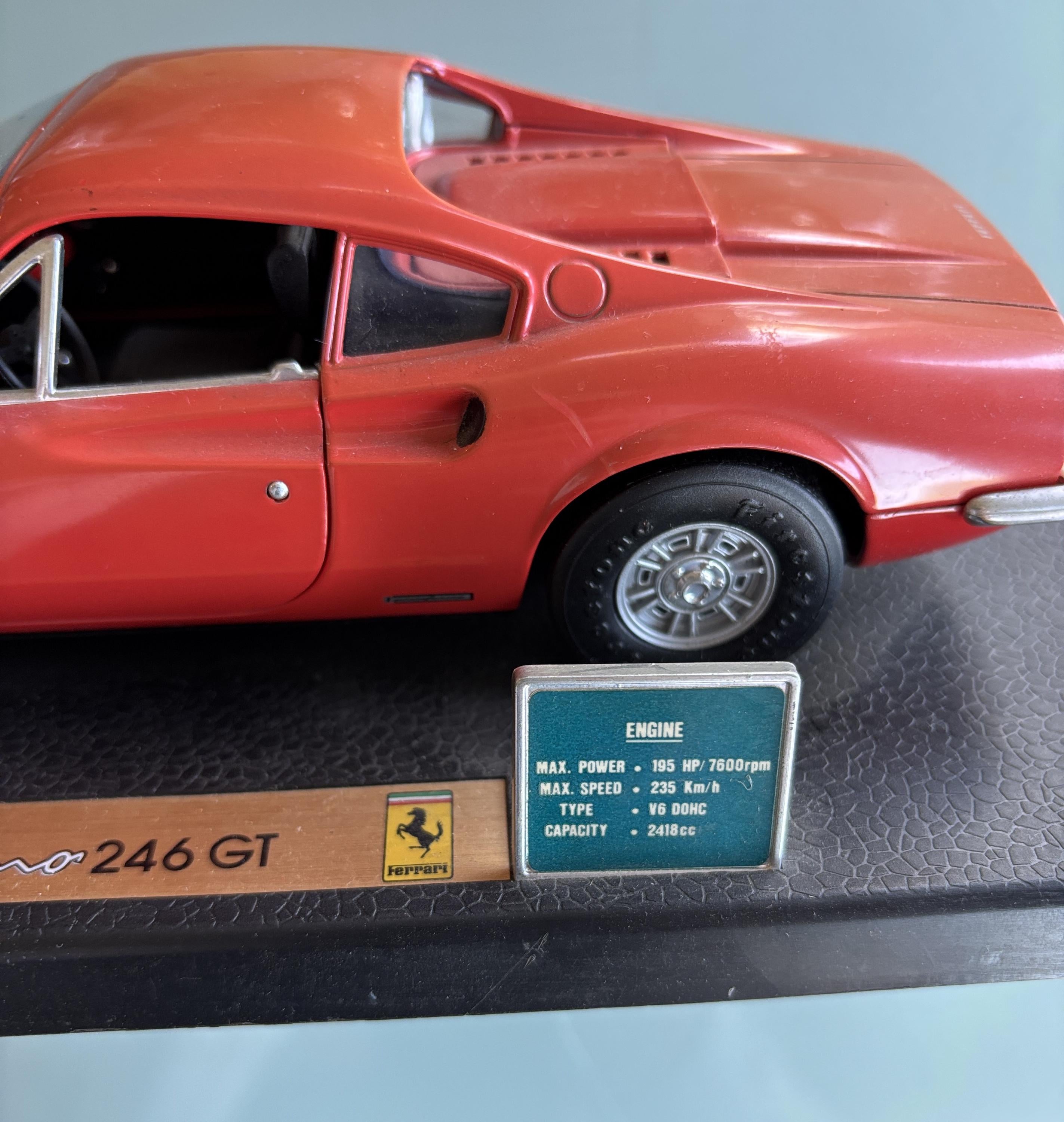 Ferrari Dino 246 GT 1:18 diecast model Ornage