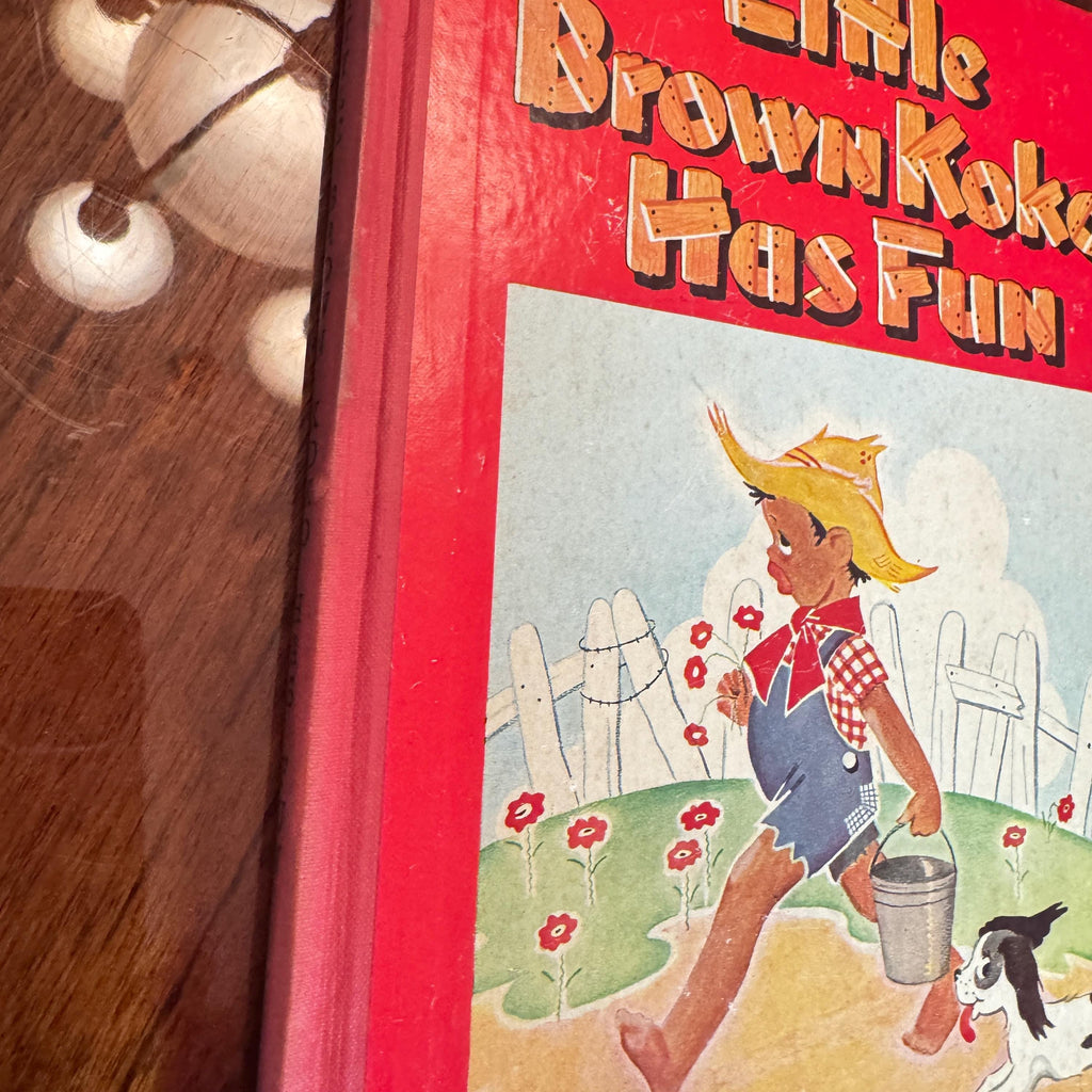 Little Brown Koko Has Fun Second series HB Book c1950 Nice   Condition Rare
