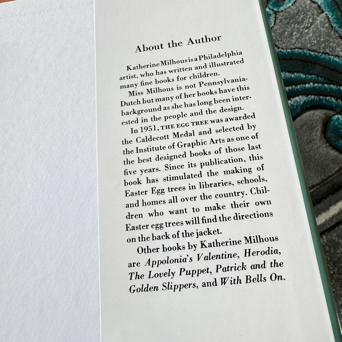 RARE   The Egg Tree Katherine Milhous 1978 Edition HCDJ