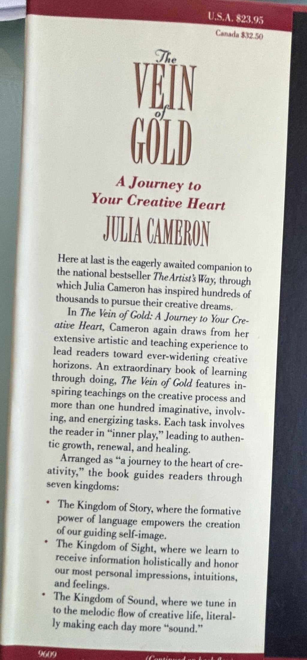 The Vein of Gold:  Julia Cameron