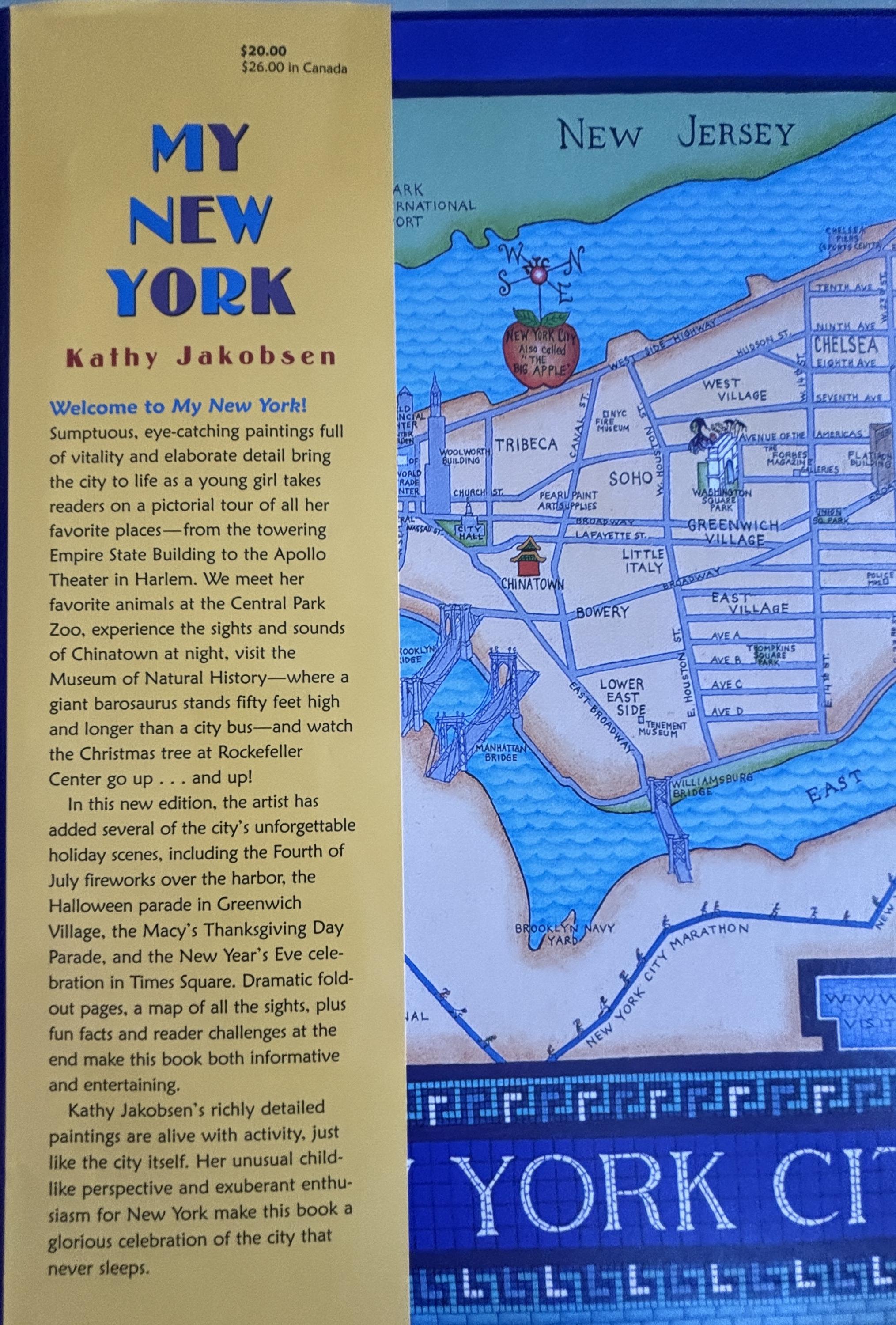 My New York:  Kathy Jakobsen  **  First Revised Edition  **