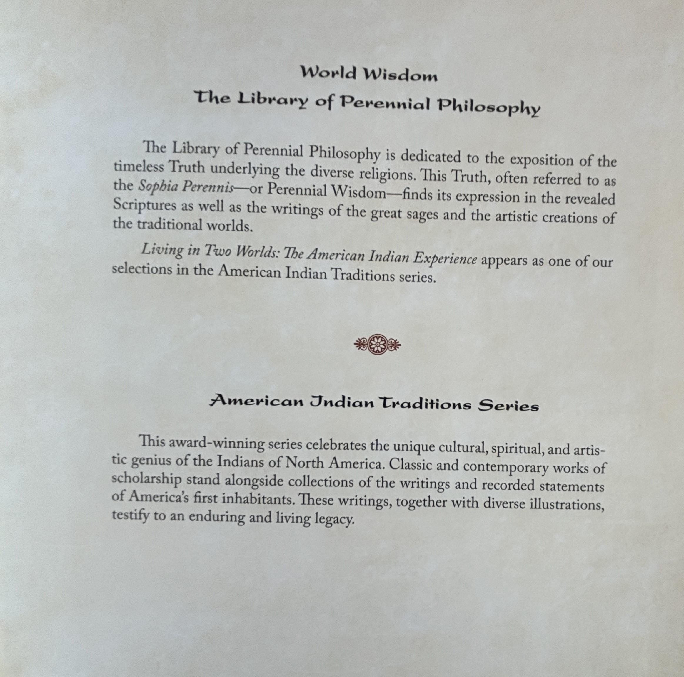 Living in Two Worlds:  The American Indian Experience by Charles Eastman (Ohiyesa)