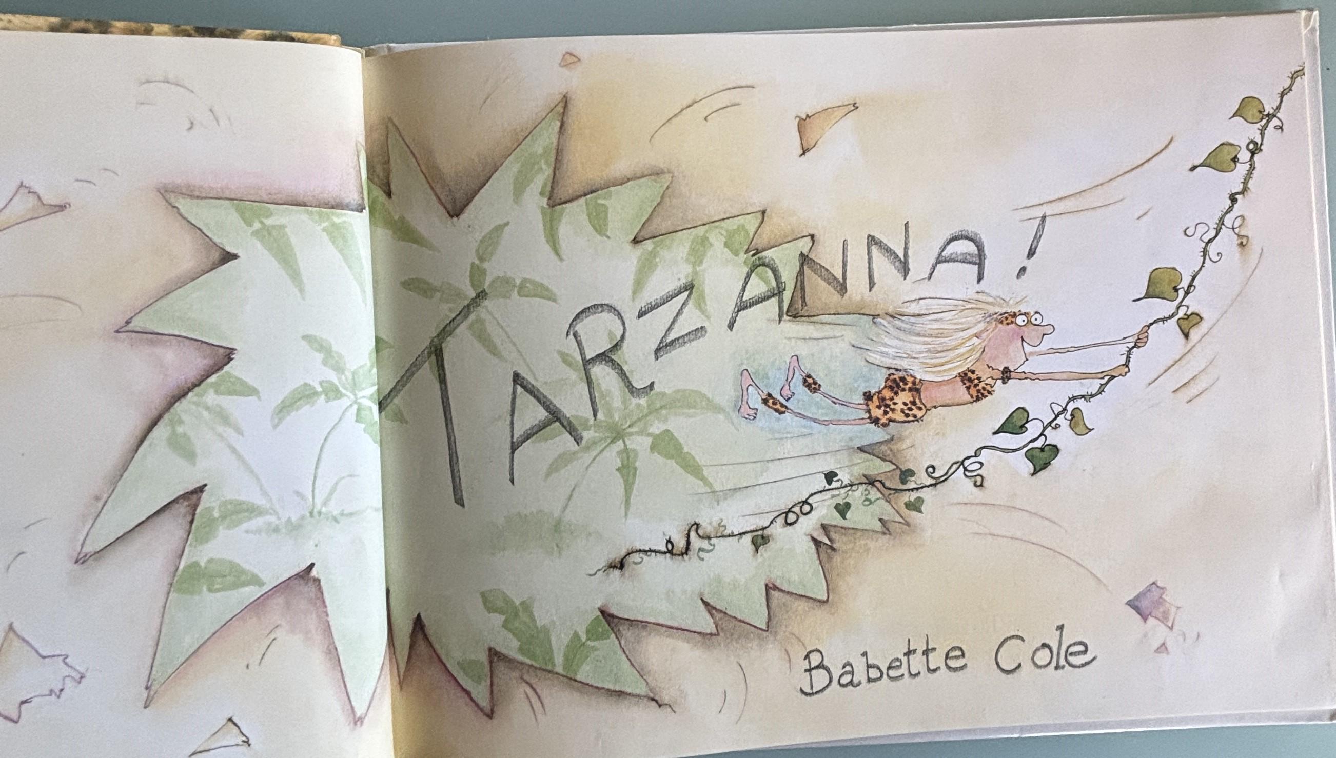 Tarzana:  Babette Cole  **  First Edition  **