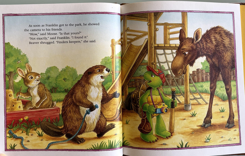 Finders Keepers For Franklin:  Paulette Bourgeois  **  First Edition  **
