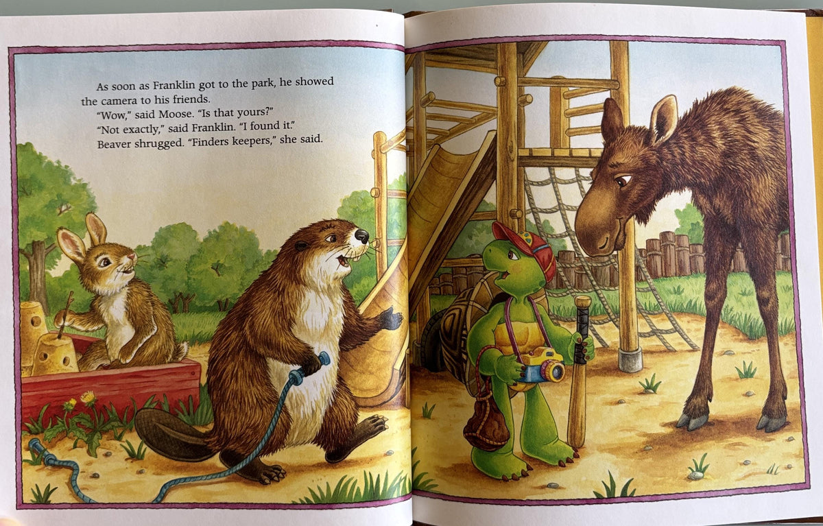 Finders Keepers For Franklin:  Paulette Bourgeois  **  First Edition  **