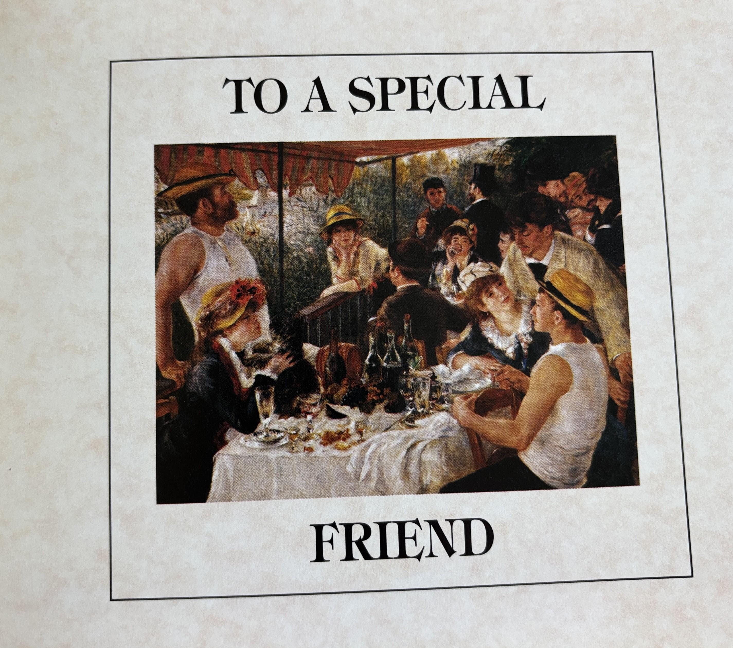 To A Special Friend:  Robert Frederick  **  First Published Edition  **