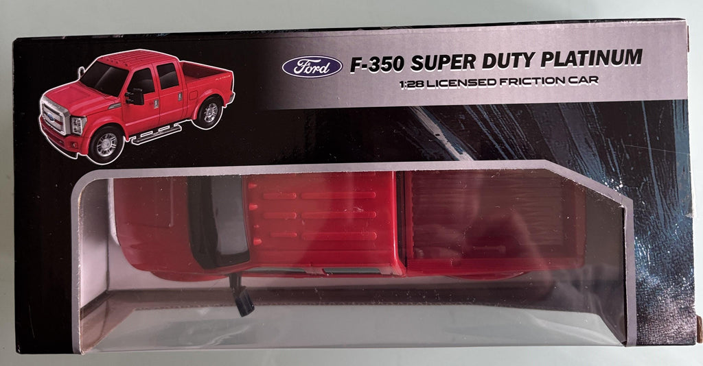 F-350 Super Duty Platinum 1:28 Friction Truck Red