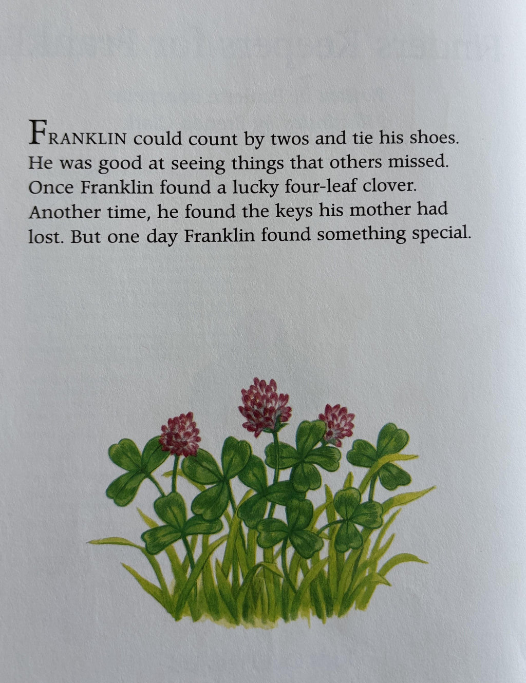 Finders Keepers For Franklin:  Paulette Bourgeois  **  First Edition  **