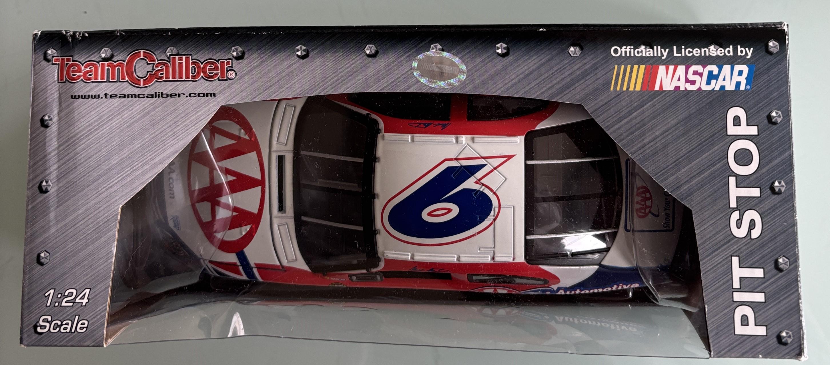 Mark Martin #6 AAA 2006 Ford Fusion Die-Cast Car 1:24 Scale "PIT STOP" Replica