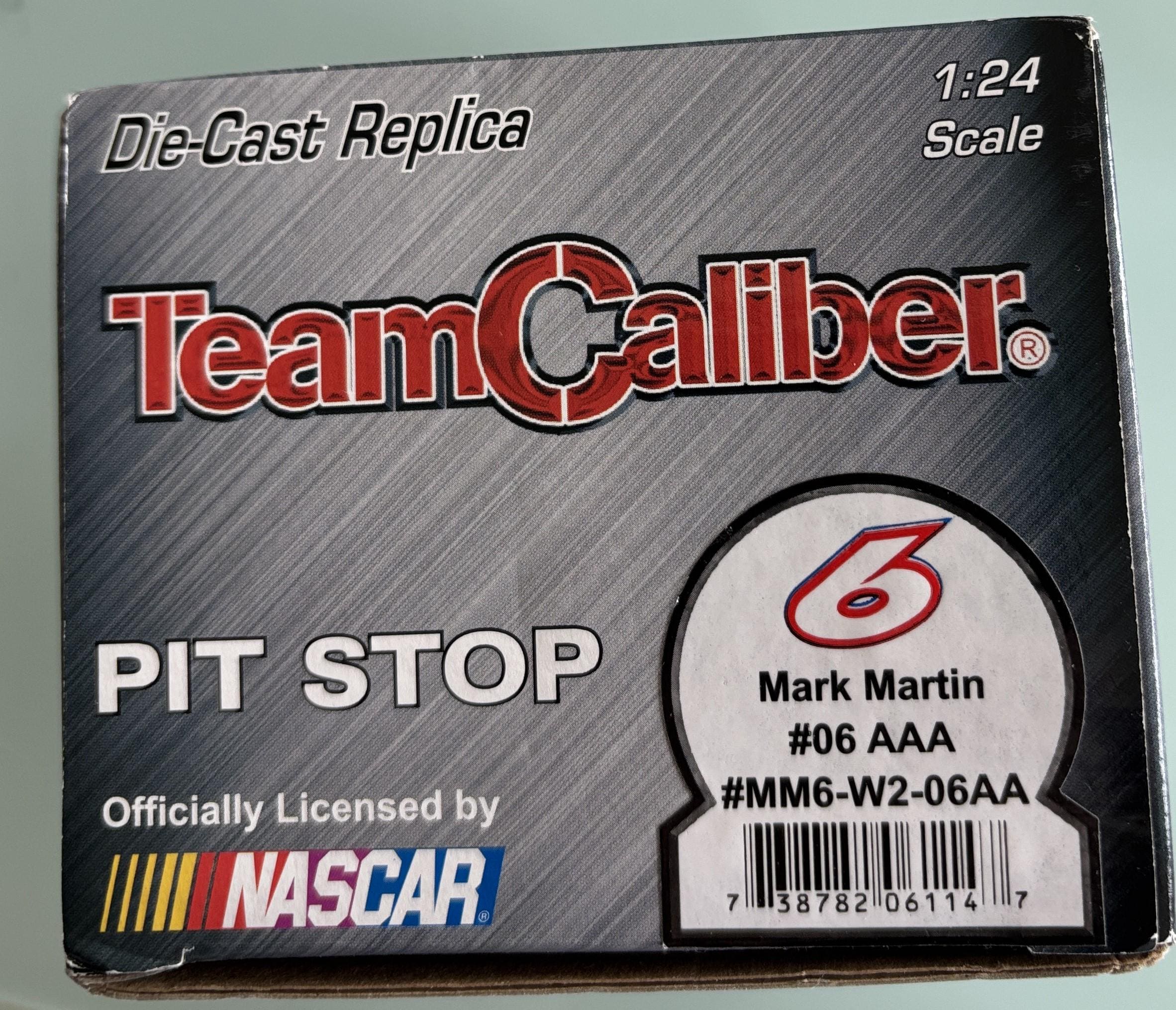 Mark Martin #6 AAA 2006 Ford Fusion Die-Cast Car 1:24 Scale "PIT STOP" Replica