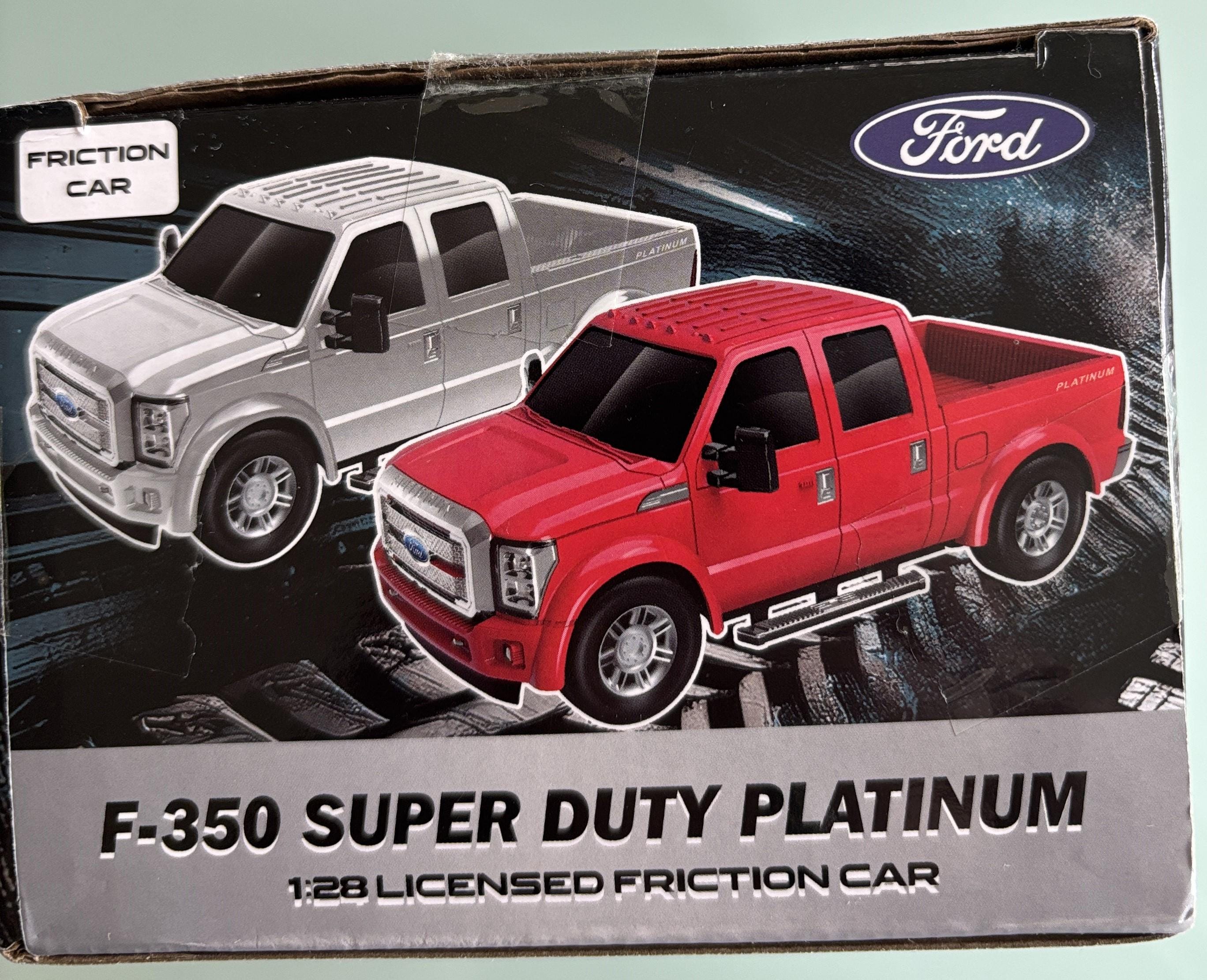 F-350 Super Duty Platinum 1:28 Friction Truck Red