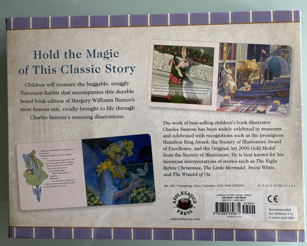 The Velveteen Rabbit Plush Gift Set (Board Books):  Margary Willaims Bianco