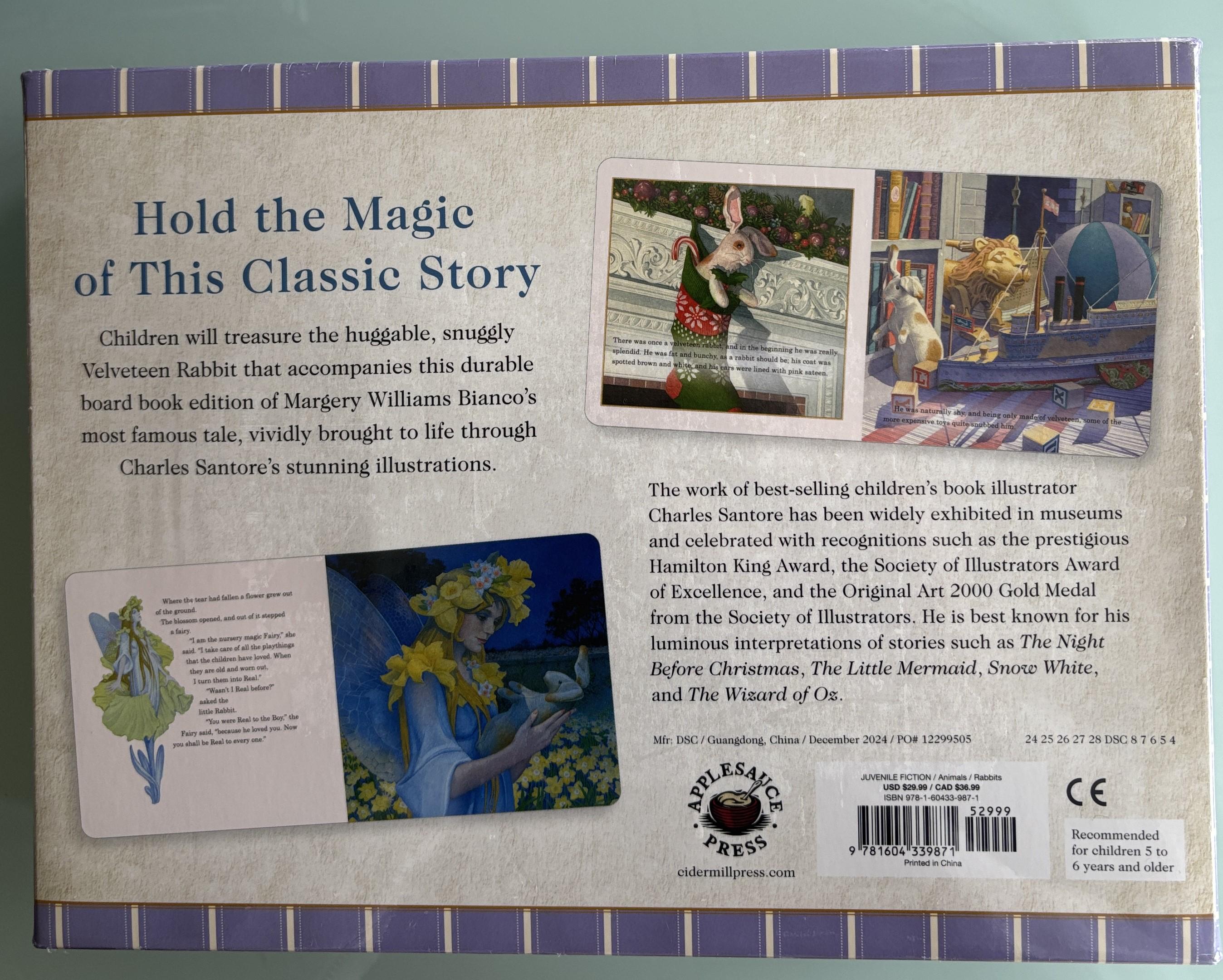The Velveteen Rabbit Plush Gift Set (Board Books):  Margary Willaims Bianco