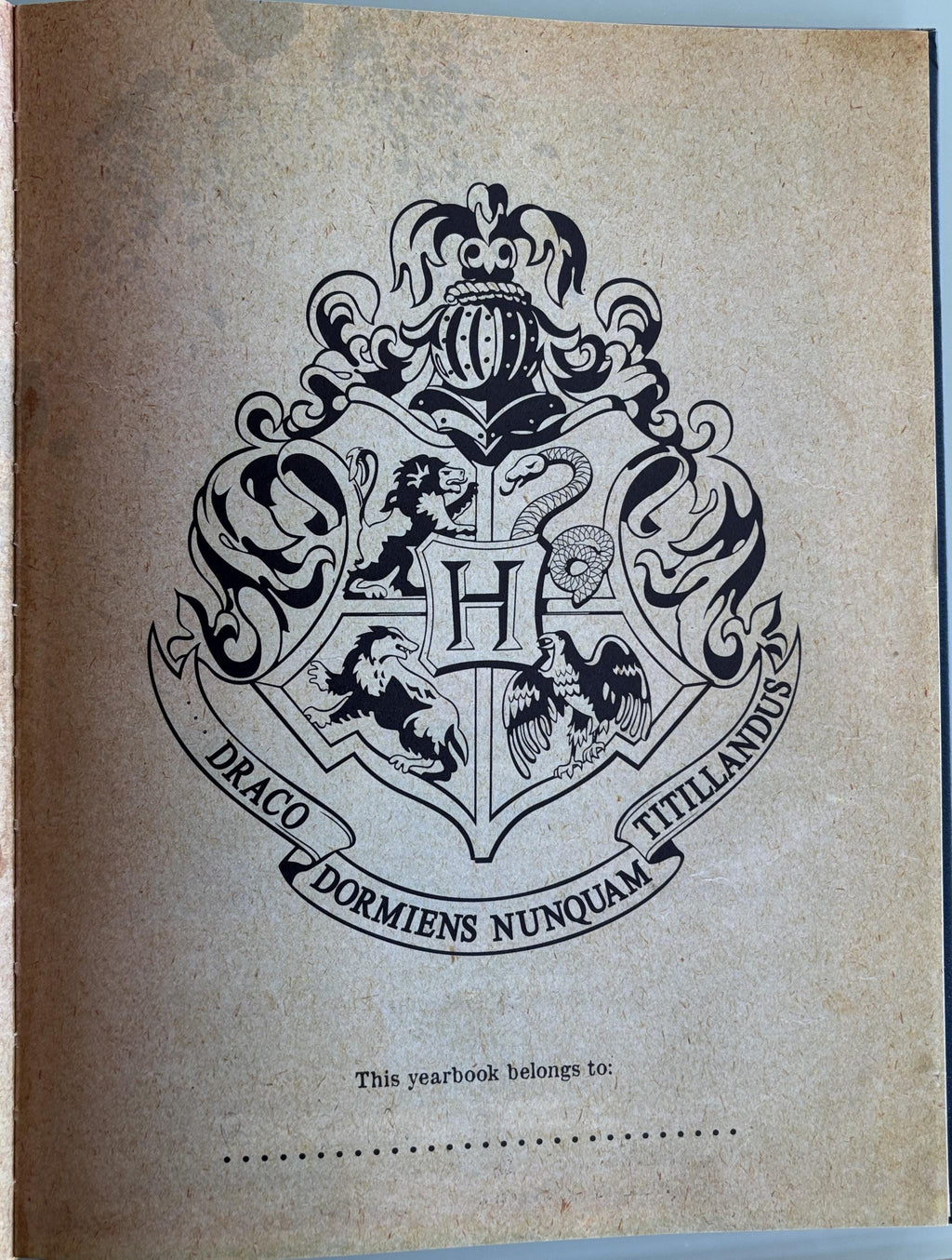 HOGWARTS:  A Cinematic Yearbook - Imagine, Draw, Create e  **  First Edition  **
