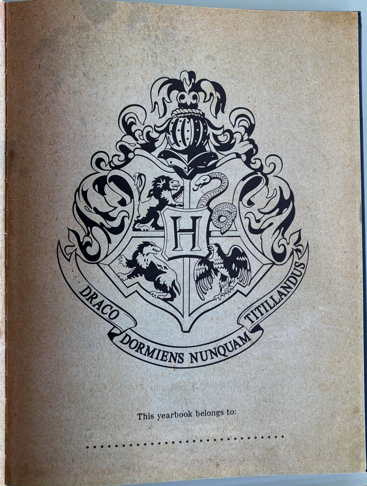 HOGWARTS:  A Cinematic Yearbook - Imagine, Draw, Create e  **  First Edition  **