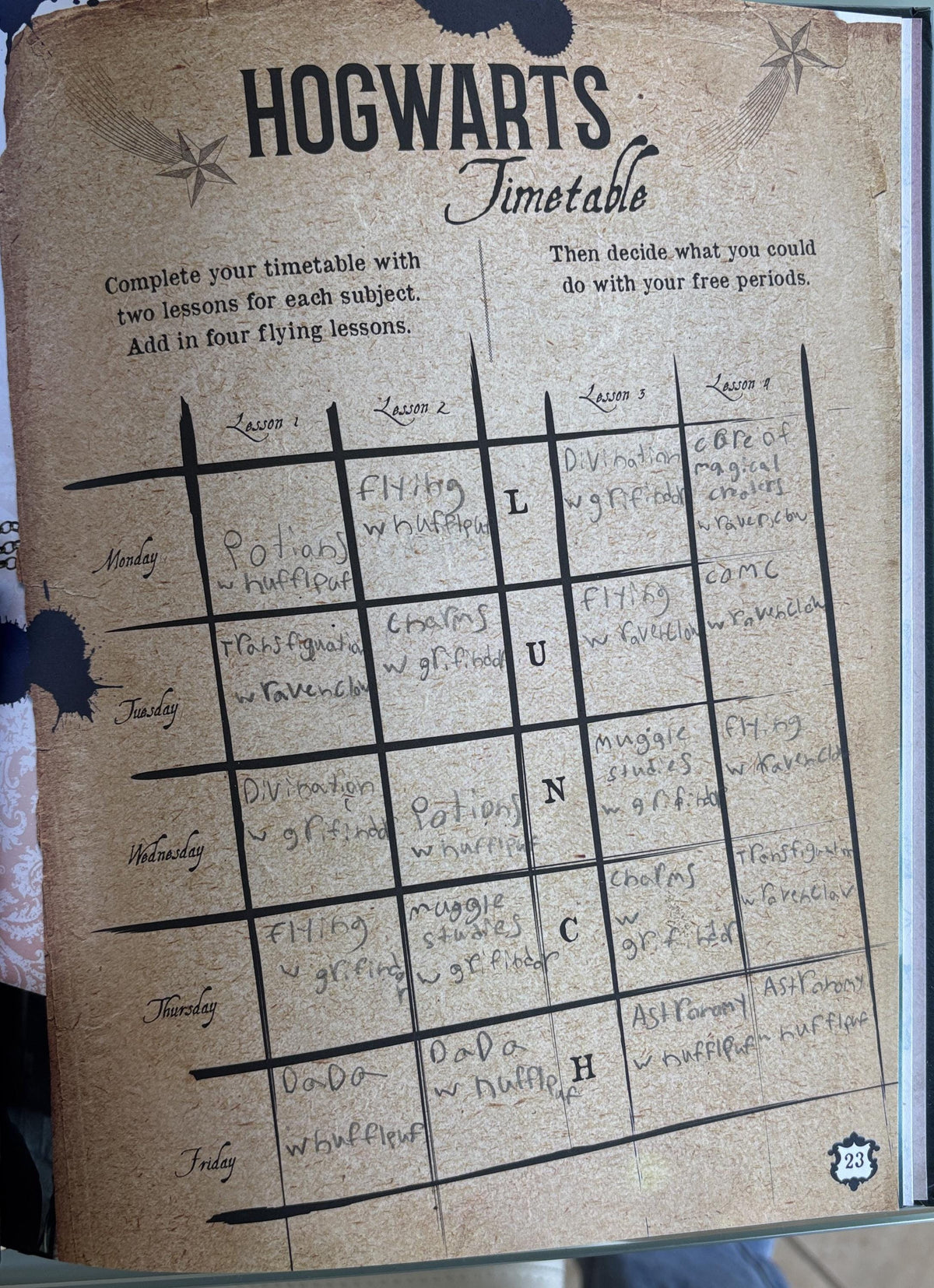 HOGWARTS:  A Cinematic Yearbook - Imagine, Draw, Create e  **  First Edition  **