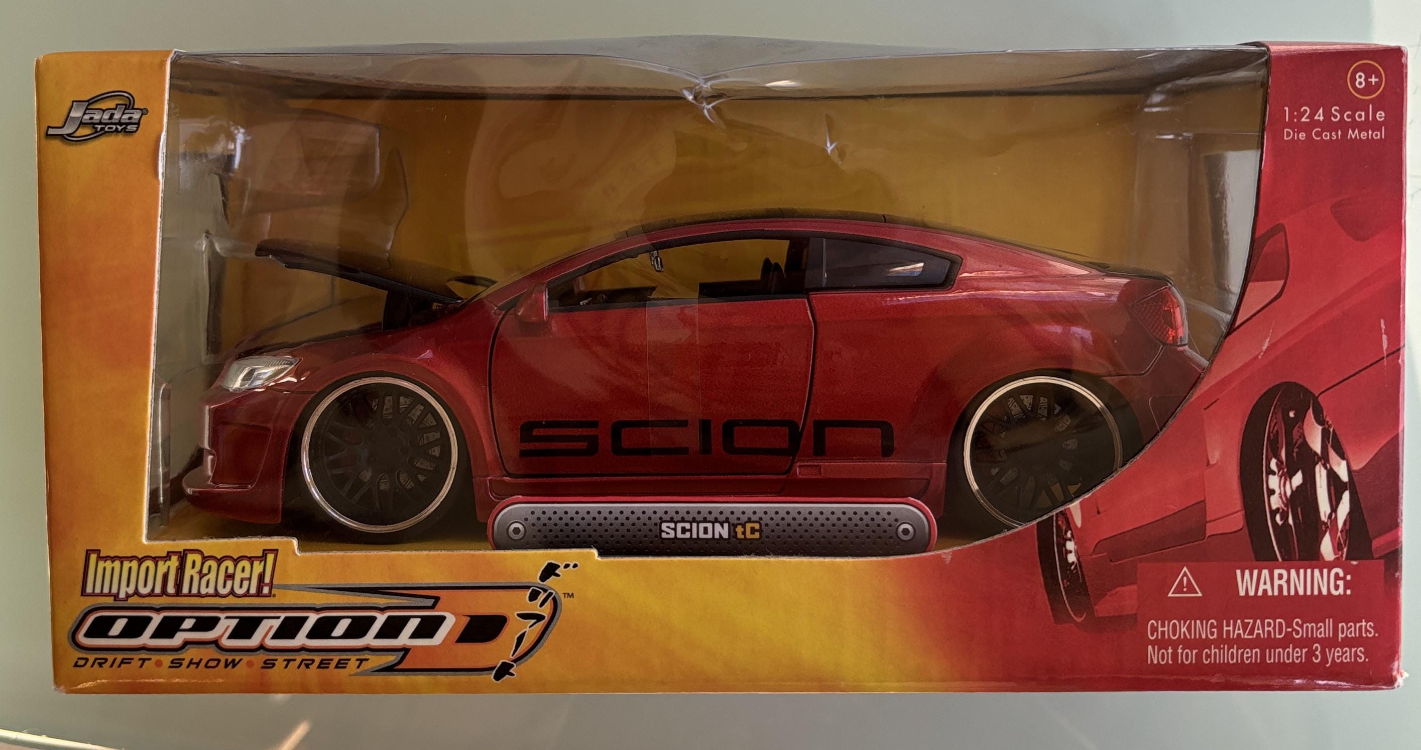 1/24 Jada Toys 2005 Die Cast MPORT Racer Option D Scion TC