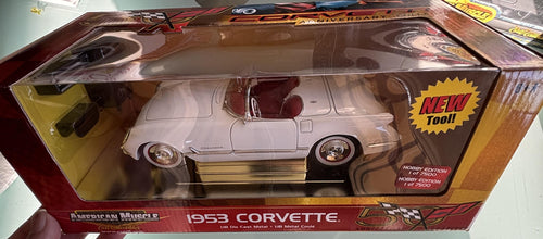 1953 Corvette Convertible Stingray 50th Anniversary 1:18 Polo White      2002