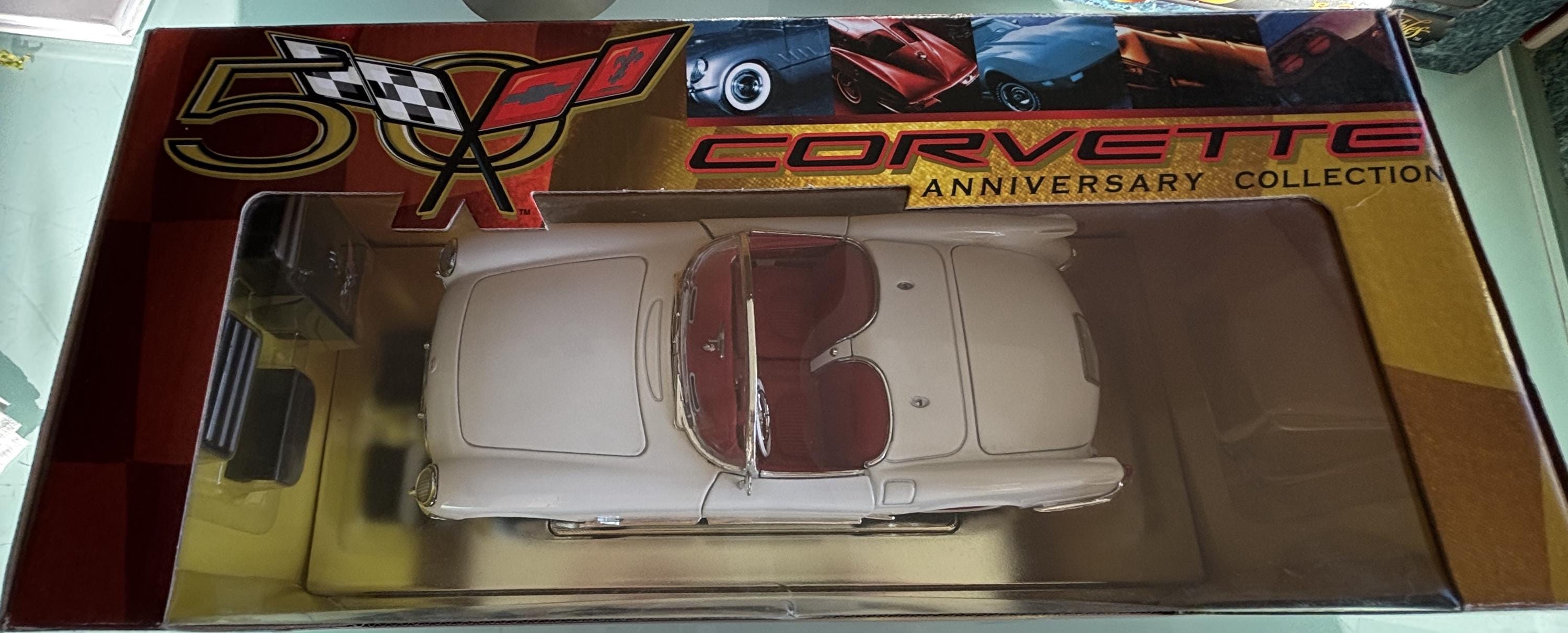 1953 Corvette Convertible Stingray 50th Anniversary 1:18 Polo White      2002