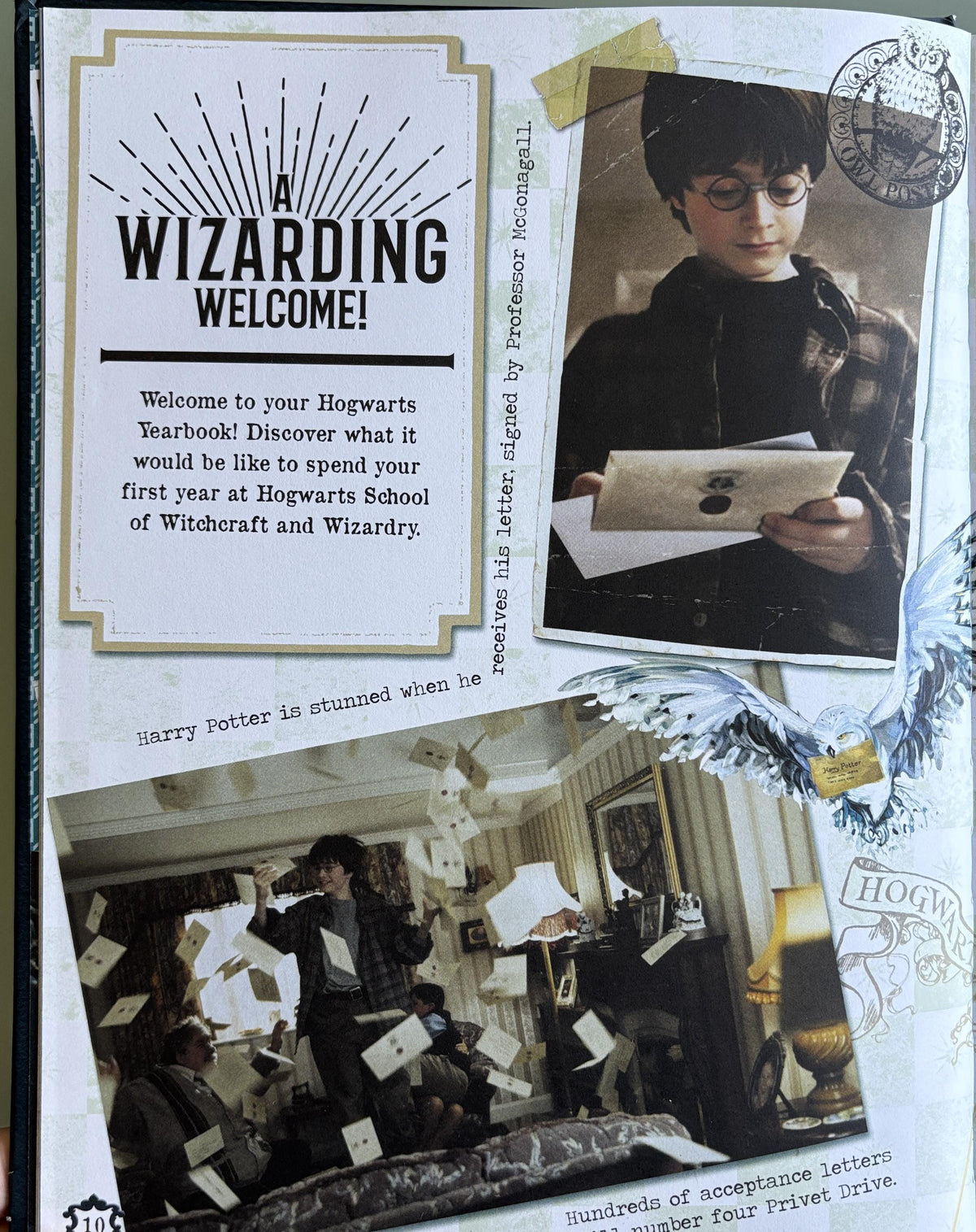HOGWARTS:  A Cinematic Yearbook - Imagine, Draw, Create e  **  First Edition  **