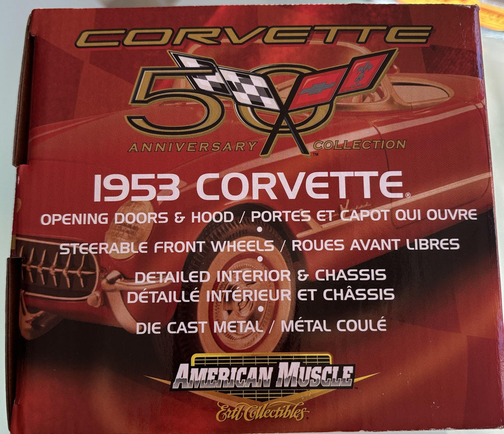 1953 Corvette Convertible Stingray 50th Anniversary 1:18 Polo White      2002