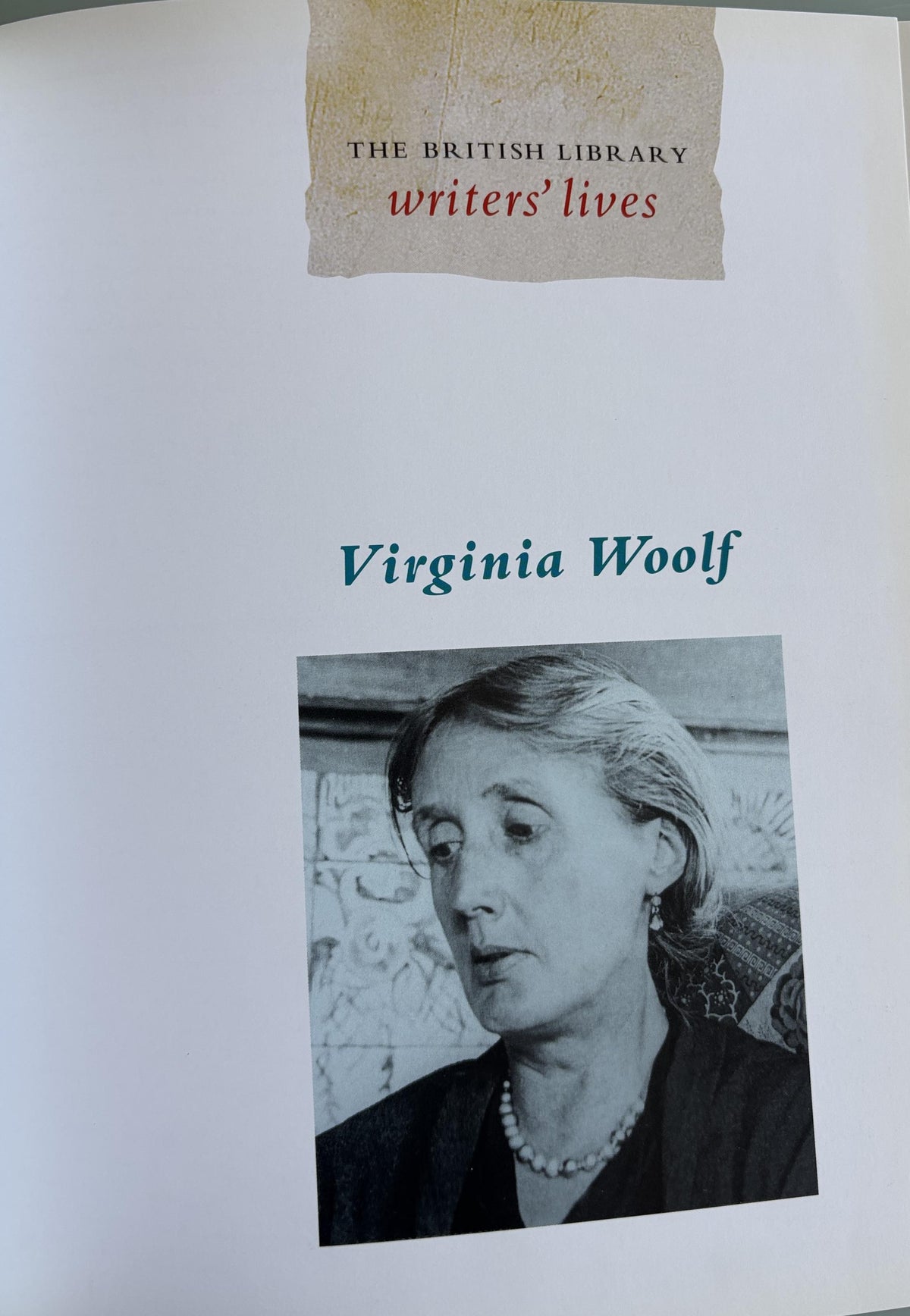 Virginia Woolf:  Ruth Webb