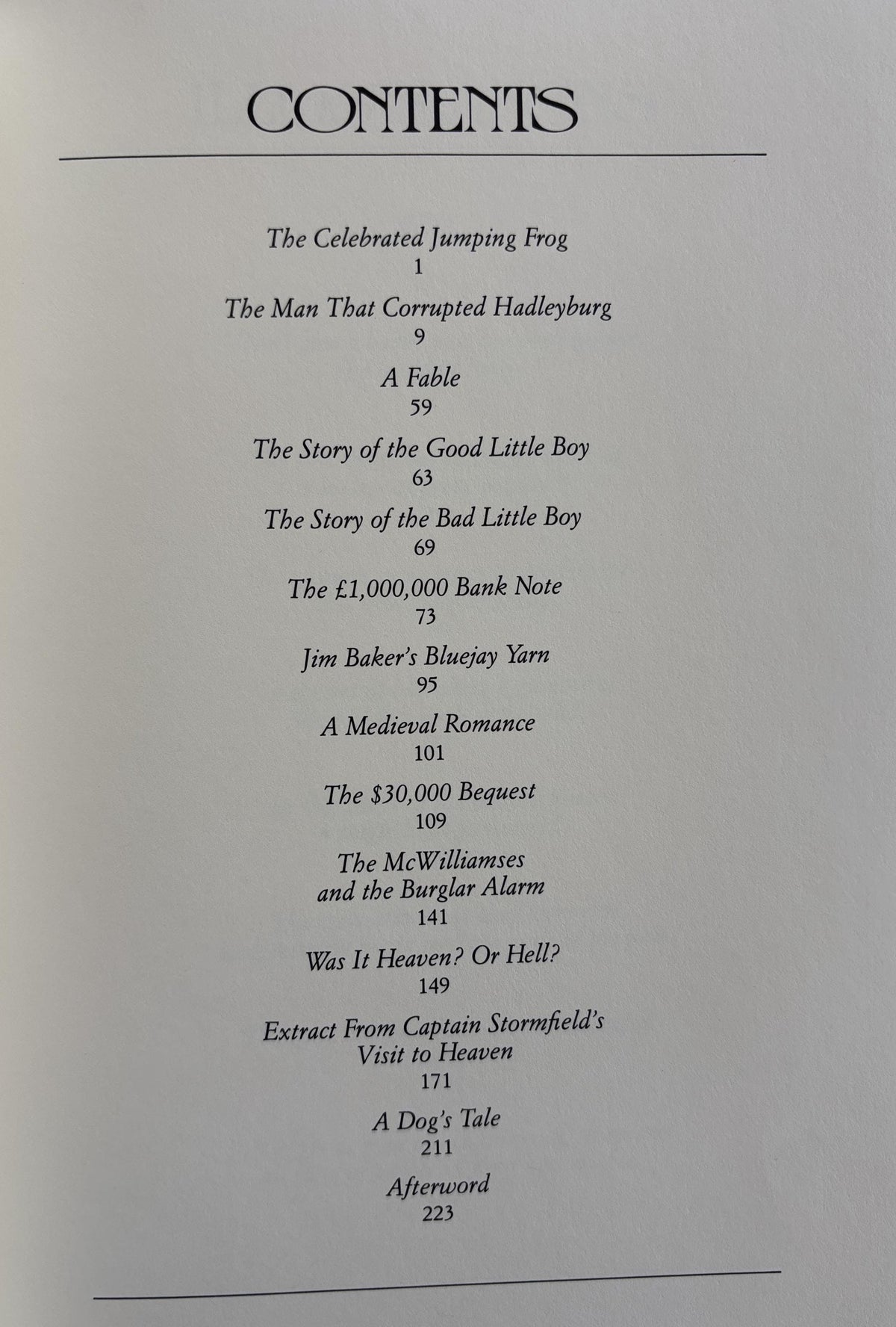 The celebrated jumping frog and other stories:  Mark Twain  1992