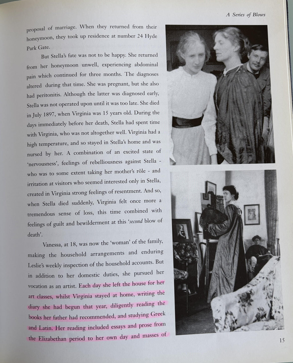 Virginia Woolf:  Ruth Webb