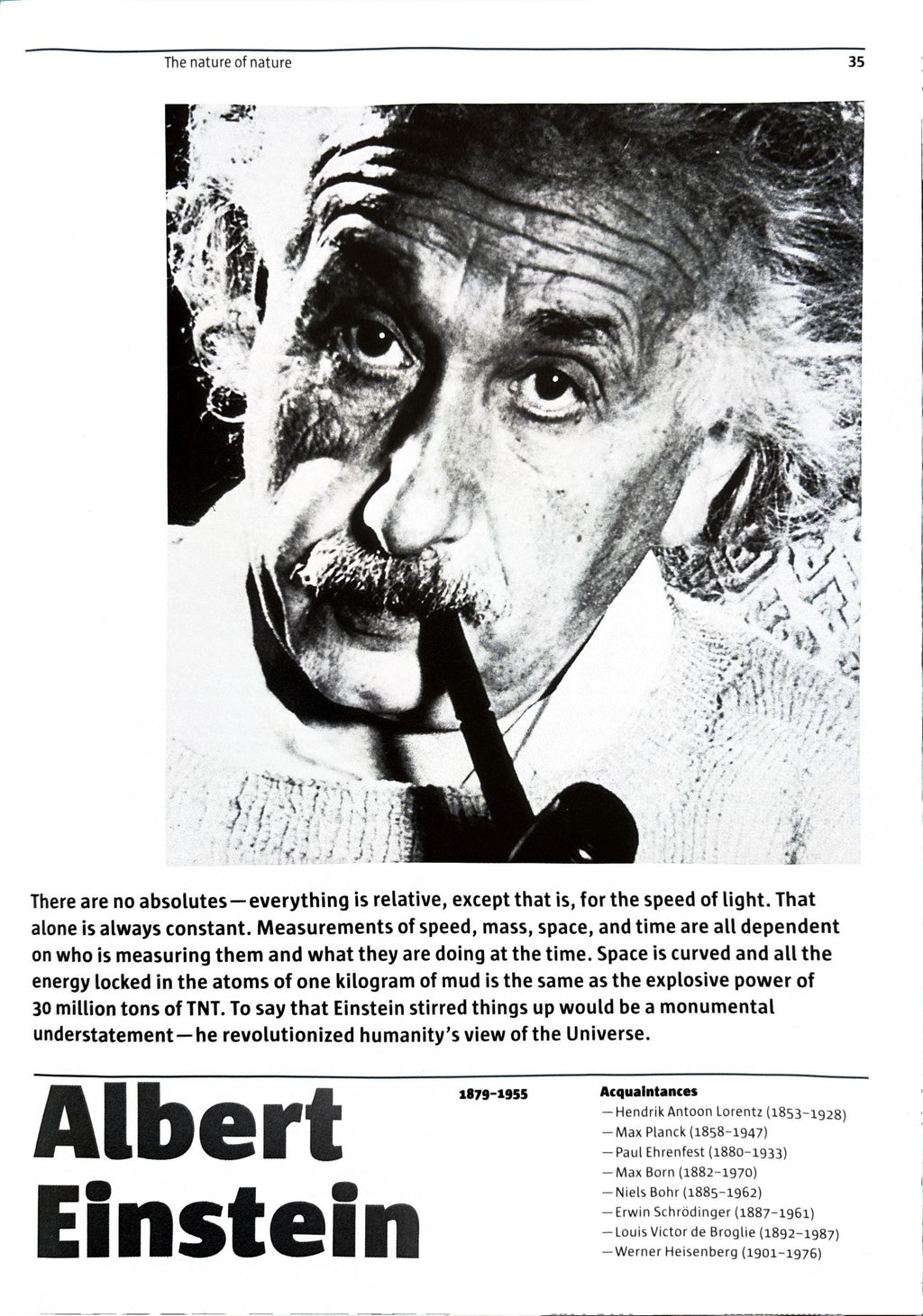E=Mc2: the Great Ideas That Shaped Our World by Pete Moore  2002
