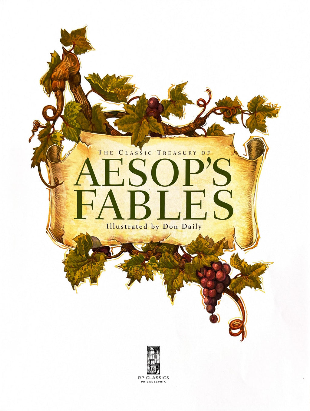 The Classic Treasury of AESOPS'S FABELS:  Don Daily  **  First Edition  **