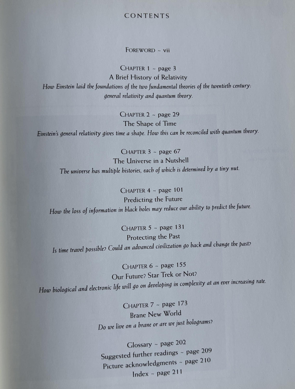 The Universe In A Nutshell Stephen Hawking' 2001