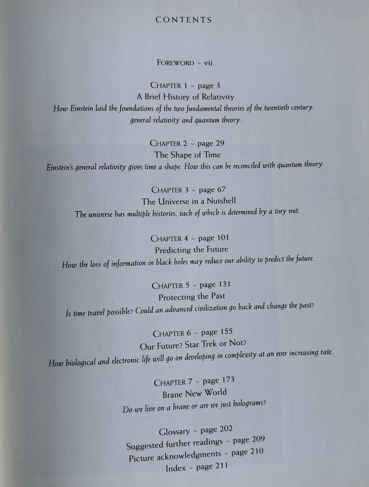 The Universe In A Nutshell Stephen Hawking' 2001